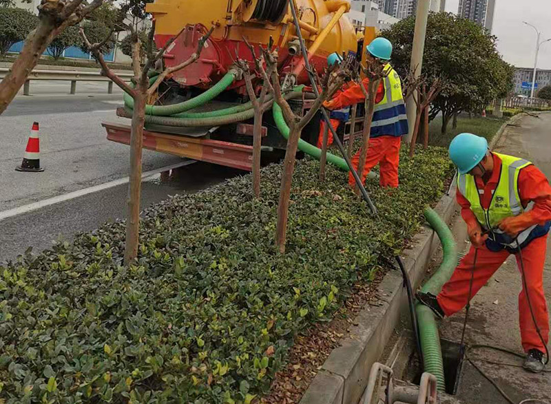 麻洋镇市政管道清淤